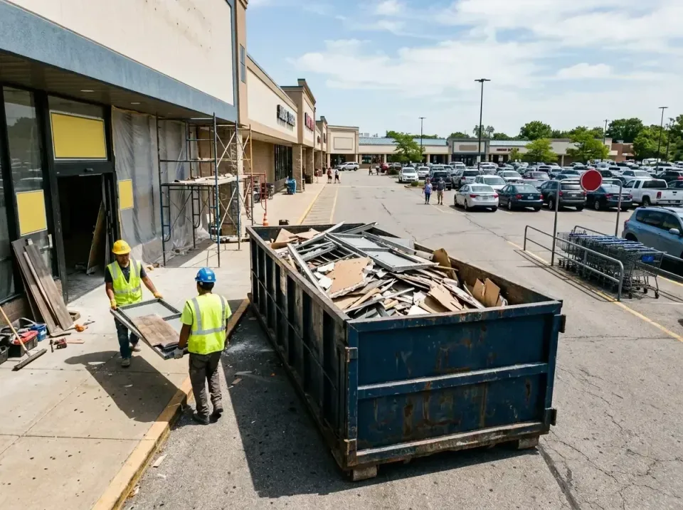 retail-store-renovation-debris-003 — frequently asked questions, Roll-off Dumpster Rentals in Ilchester, MD